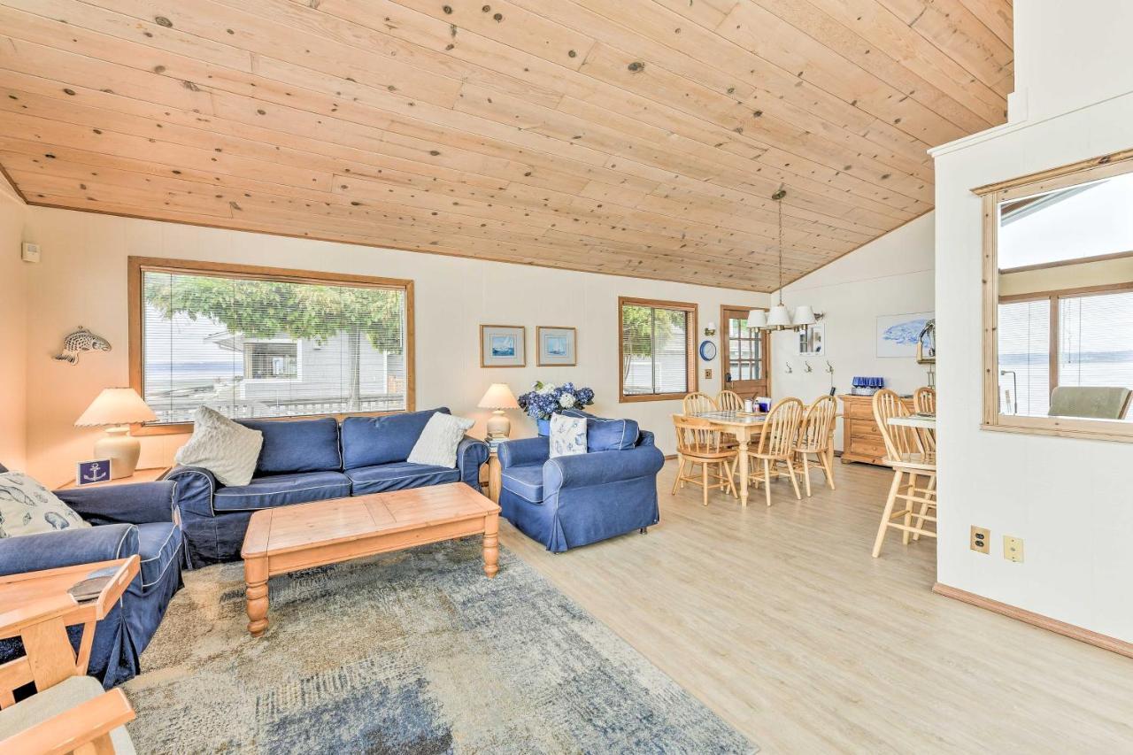 Beachfront Whidbey Island Home And Apartment! 兰里 外观 照片