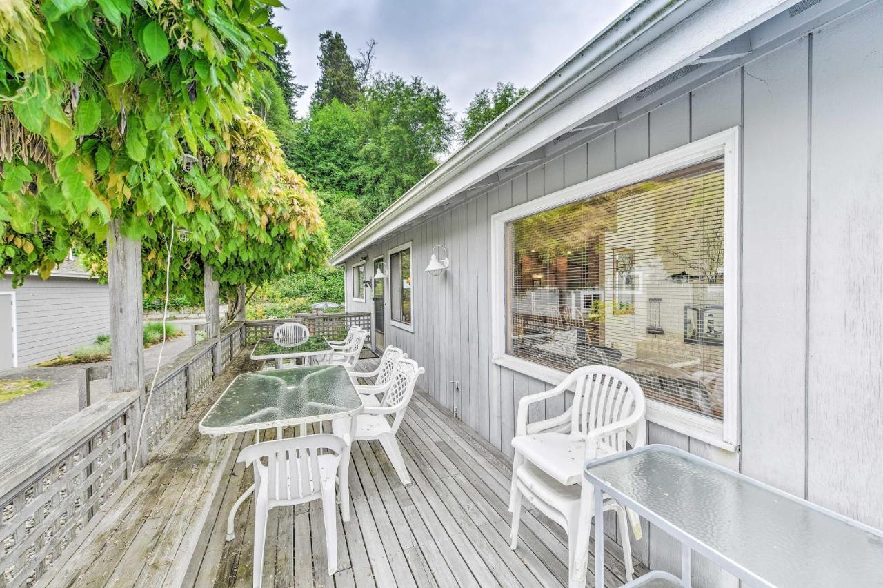 Beachfront Whidbey Island Home And Apartment! 兰里 外观 照片