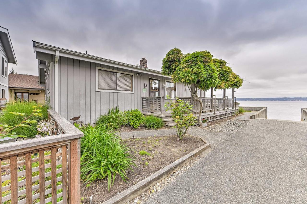 Beachfront Whidbey Island Home And Apartment! 兰里 外观 照片